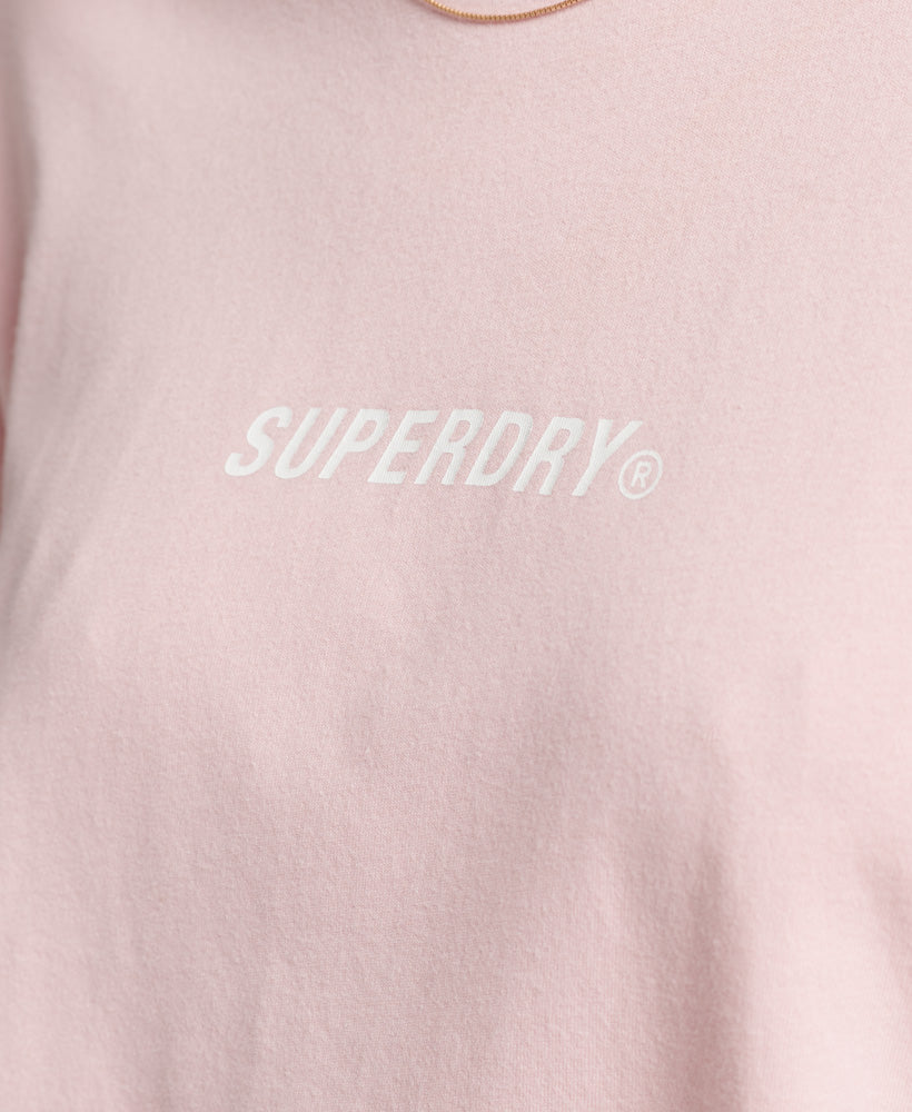 Core Sport T-Shirt - Coral Blush - Superdry Singapore