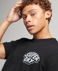 Into The Woods Graphic T-Shirt - Jet Black - Superdry Singapore