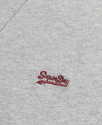 Organic Cotton Essential Logo Baseball T-Shirt - Grey Marl/Vintage Red Marl - Superdry Singapore