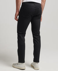 Organic Cotton Slim Jeans - Venom Washed Black - Superdry Singapore