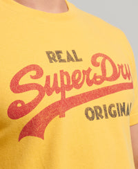 Vintage Logo Soda Pop T-Shirt - Pigment Yellow - Superdry Singapore