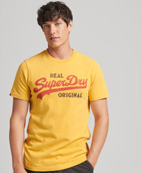 Vintage Logo Soda Pop T-Shirt - Pigment Yellow - Superdry Singapore