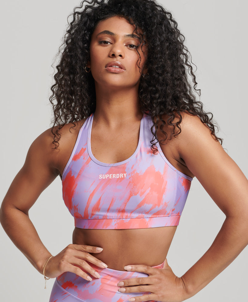 Core Mid Impact Bra - Superdry Singapore