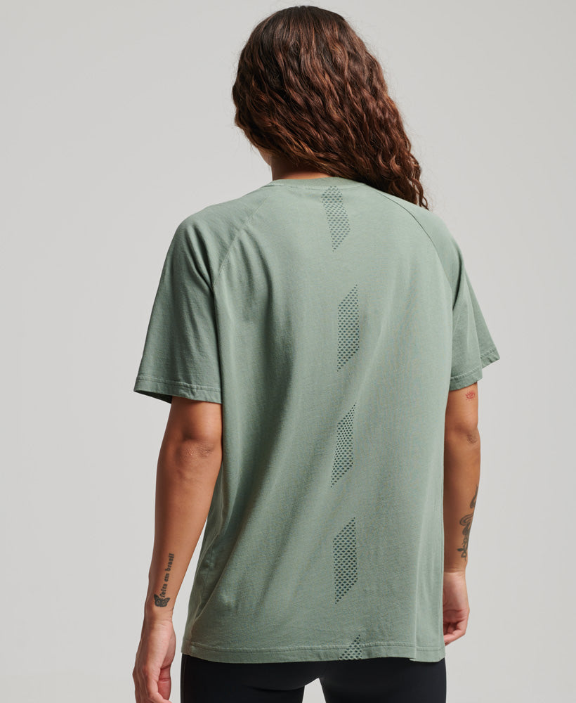 Organic Cotton Core Short Sleeve T-Shirt - Laurel Khaki - Superdry Singapore