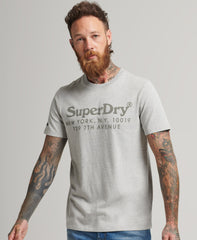 Venue Tonal Logo T-Shirt - Pumice Stone Marl