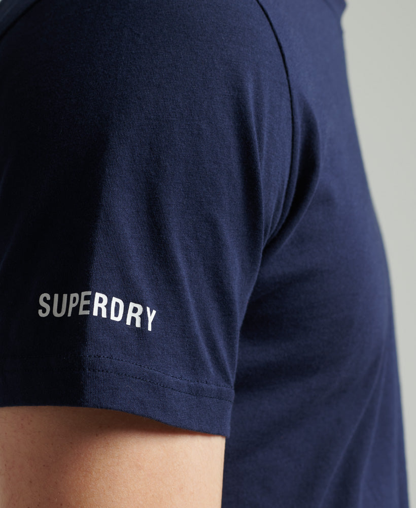 Organic Cotton Core Loose Short Sleeve T-Shirt - Rich Navy - Superdry Singapore