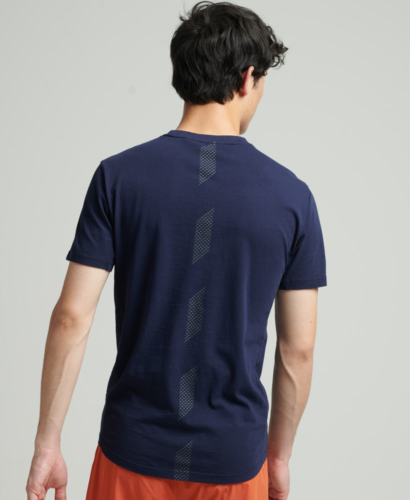 Organic Cotton Core Loose Short Sleeve T-Shirt - Rich Navy - Superdry Singapore