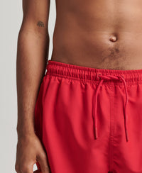 Tape 15 Inch Swimshorts - Risk Red - Superdry Singapore