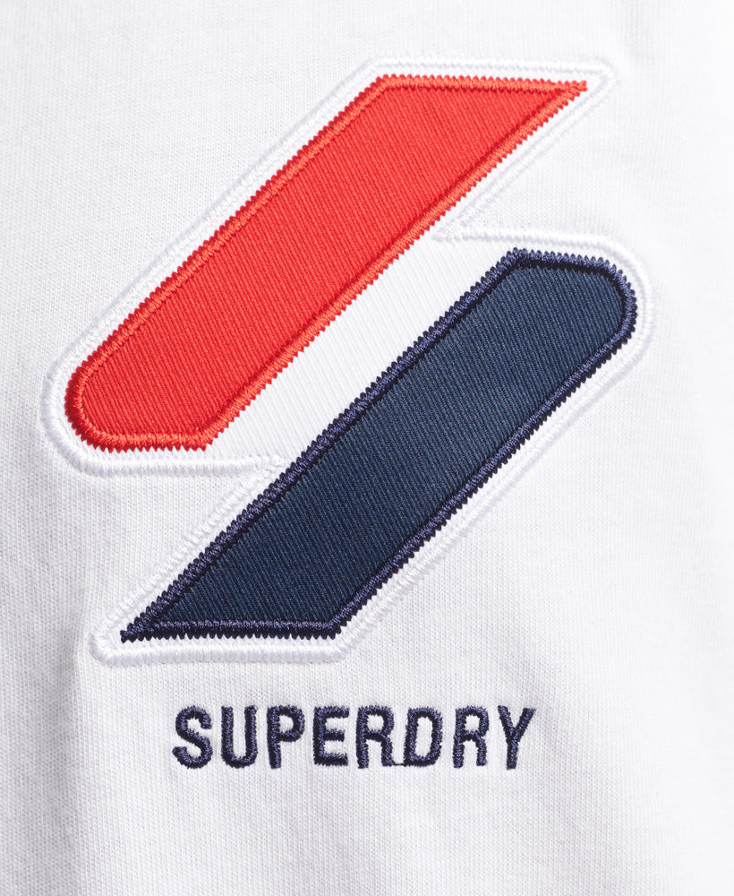 Classic Applique T-Shirt - Optic - Superdry Singapore