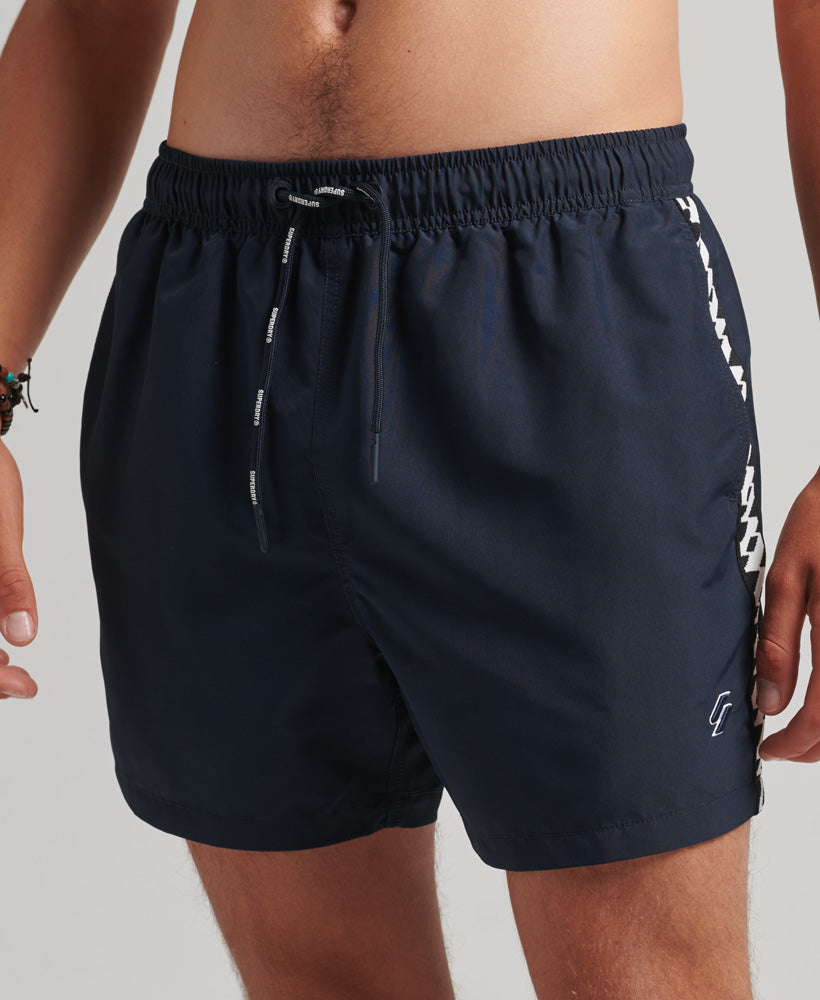 Tape 15 Inch Swimshorts - Deep Navy - Superdry Singapore