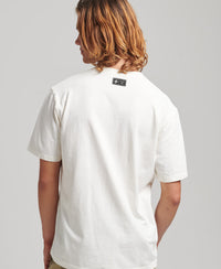 Surplus Loose T-Shirt - Bright White - Superdry Singapore