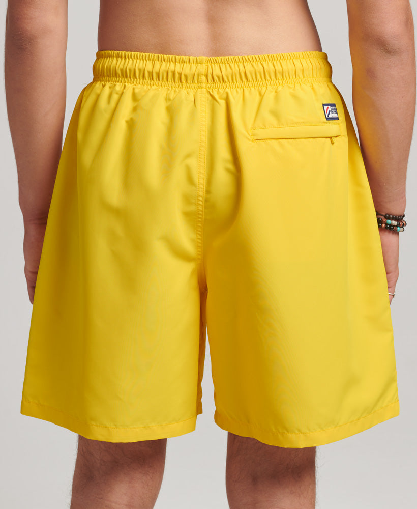 Applique 19 Inch Swimshorts - Marine Yellow - Superdry Singapore