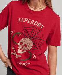 Suika Graphic T-Shirt - Expedition Red - Superdry Singapore