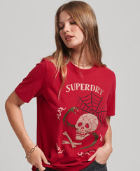 Suika Graphic T-Shirt - Expedition Red - Superdry Singapore