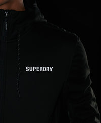 Tech Soft Shell Track Jacket - Black - Superdry Singapore