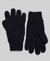 Vintage Logo Gloves - Black