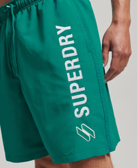 Applique 19 Inch Swimshorts - Deep Lake - Superdry Singapore