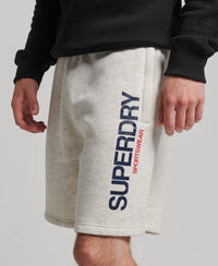 Code Sportswear Loose Short - Cadet Grey Marl - Superdry Singapore