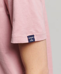 Organic Cotton Core Logo T-Shirt - Soft Pink - Superdry Singapore