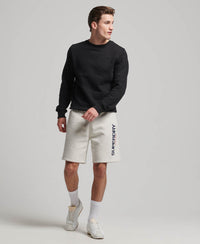 Code Sportswear Loose Short - Cadet Grey Marl - Superdry Singapore