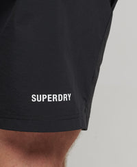 Core Woven Multi Sport Shorts - Black - Superdry Singapore
