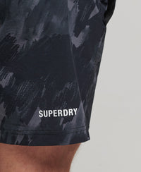 Core Woven Multi Sport Shorts - Brush Camo Dark - Superdry Singapore