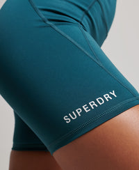 Core 6inch Tight Shorts - Deep Atlantic Teal - Superdry Singapore