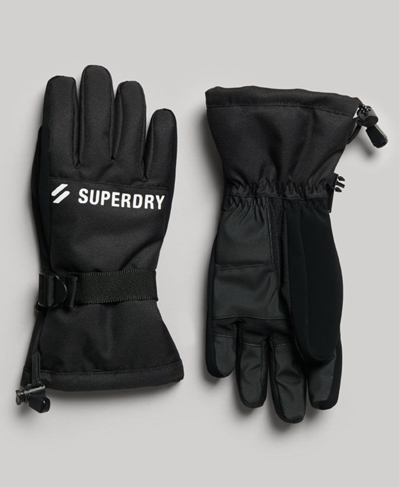 Snow Gloves - Black - Superdry Singapore
