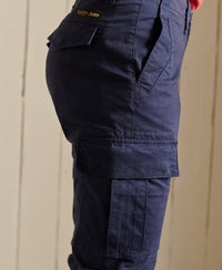Organic Cotton Slim Cargo Pants - Eclipse Navy - Superdry Singapore