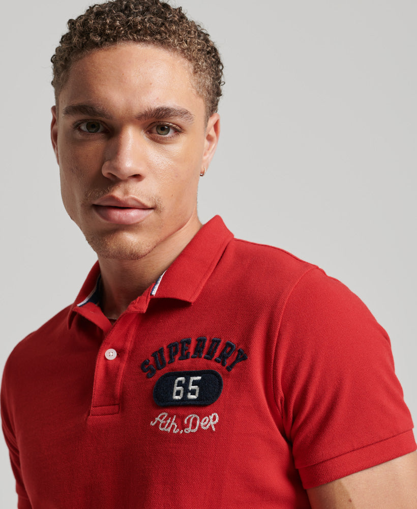 Superstate Polo Shirt - Rouge Red - Superdry Singapore