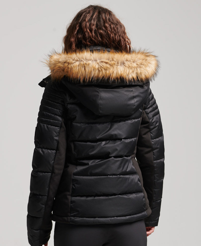 Women's Snow Luxe Puffer Jacket in Black