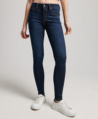Organic Cotton Vintage Mid Rise Skinny Jeans - Van Dyke Mid Used