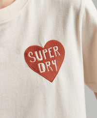 Vintage Cali Cutout T-Shirt - Oatmeal - Superdry Singapore