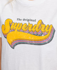 Vintage Rainbow T-Shirt - Optic - Superdry Singapore