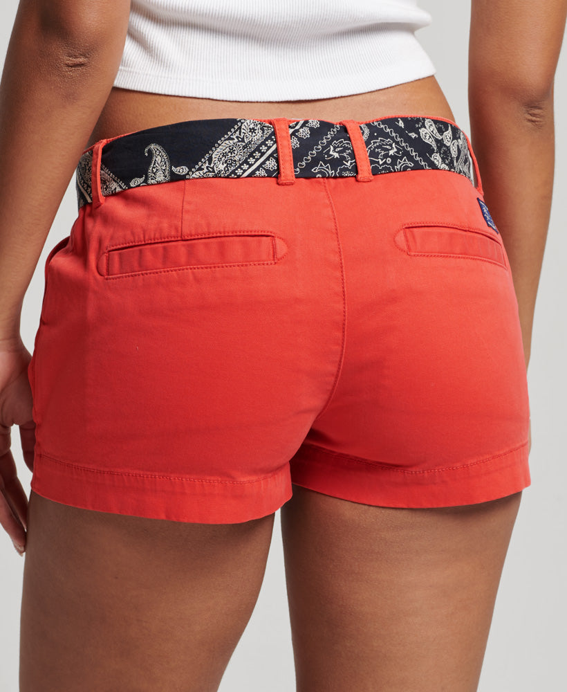 Chino Hot Shorts - Soda Pop Red - Superdry Singapore