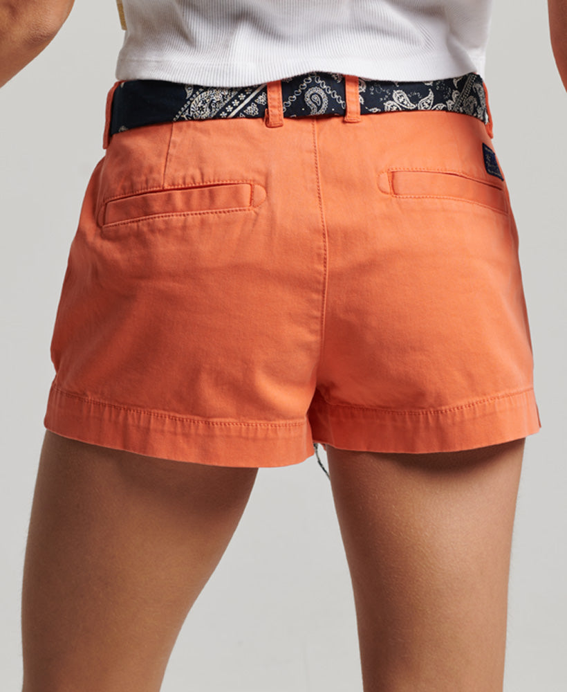 Chino Hot Shorts - Fluro Coral - Superdry Singapore