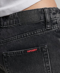 Denim Hot Shorts - Wolcott Black Stone - Superdry Singapore