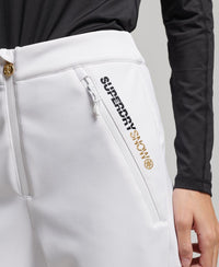 Ski Softshell Slim Trousers - White - Superdry Singapore