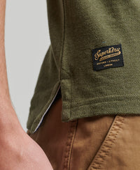 Superstate Polo Shirt - Thrift Olive Marl - Superdry Singapore