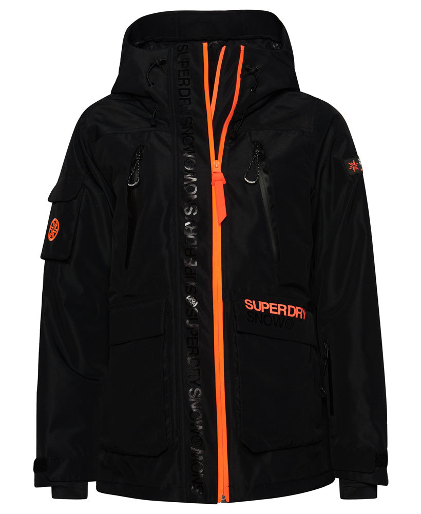 Ultimate Rescue Ski Jacket - Black - Superdry Singapore
