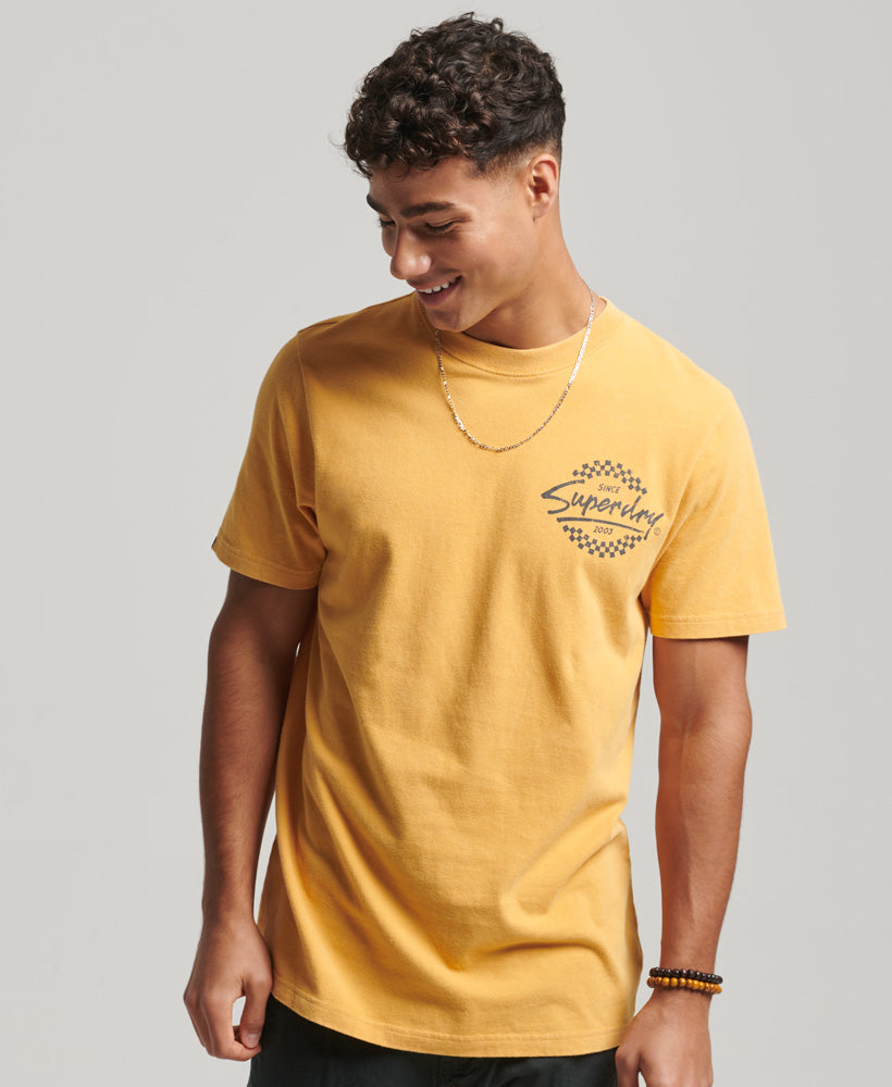 Vintage Shapers & Makers T-Shirt - Golden Yellow - Superdry Singapore