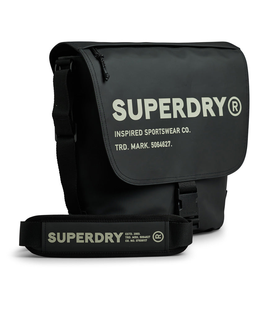 Messenger Bag - Black - Superdry Singapore