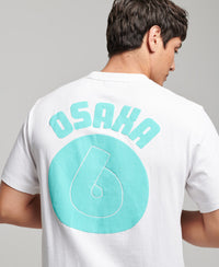 Code Osaka Logo T-Shirt - Brilliant White - Superdry Singapore