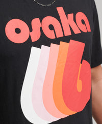 Code Osaka Logo T-Shirt - Black - Superdry Singapore