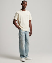 Code Essential Overdyed T-Shirt - Rice White - Superdry Singapore