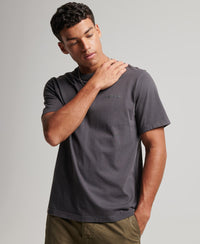 Code Essential Overdyed T-Shirt - Dark Slate Grey - Superdry Singapore