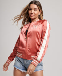 Roller Derby Jacket - Coral Peach - Superdry Singapore