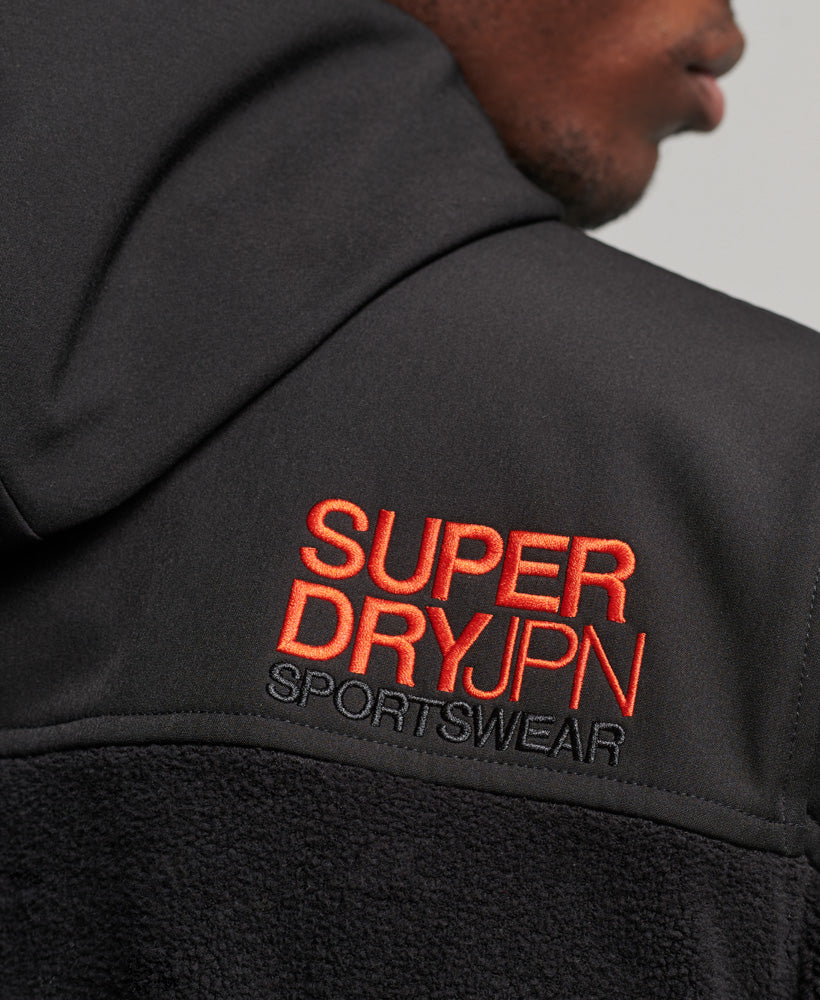 Hybrid Trekker Jacket - Black - Superdry Singapore