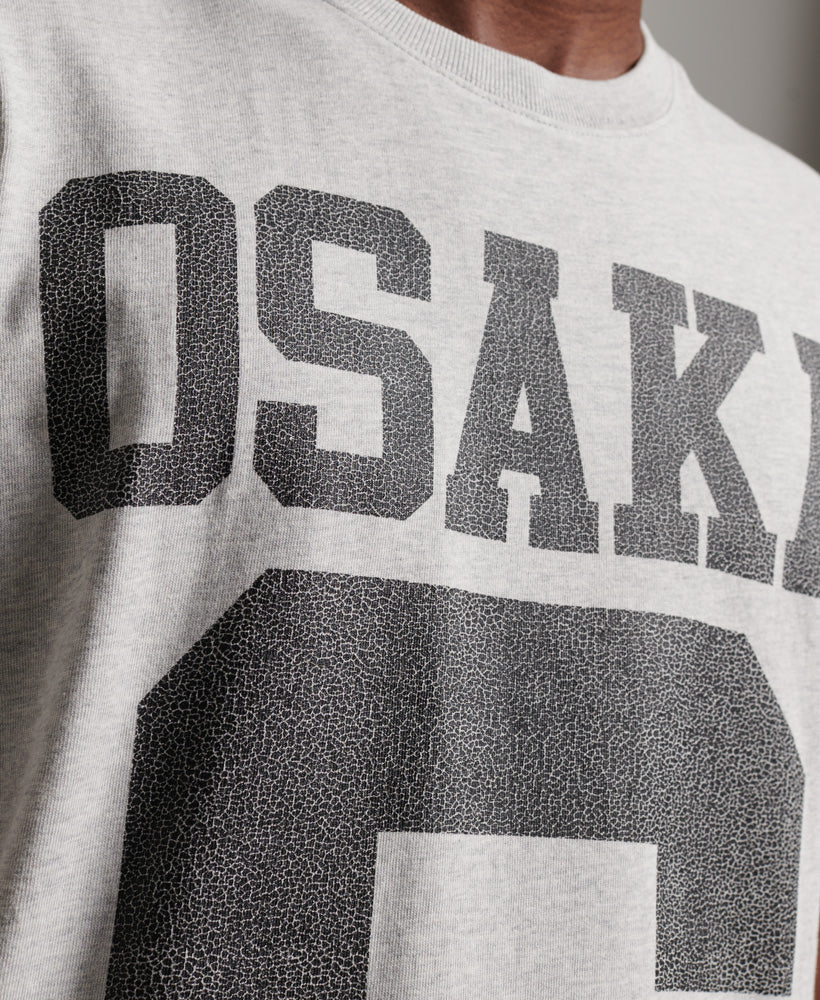 Code Classic Osaka T-Shirt - Cadet Grey Marl - Superdry Singapore