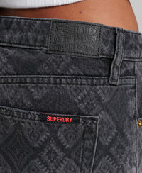 Denim Hot Shorts - Wolcott Blackstone AOP - Superdry Singapore